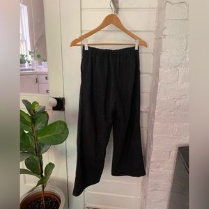 Oak and Fort Cropped Wide-Leg Trousers